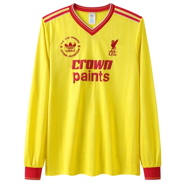 Camiseta Liverpool 3ª Kit ML Retro 1986